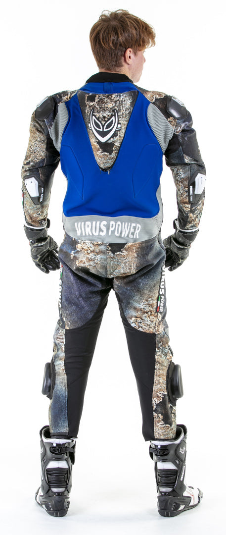 Virus Power Alien Textile Racing Suit with Helite Airbag System