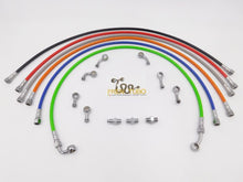 Fren Tubo Carbotech Carbon Fiber, Kevlar or Stainless Engine Oil Supply Line (T-Line) Kit for the Ducati 999/749 (all) 996R/S (02-03), 998 (all) and Monster S4RS/S4RT 'All Year