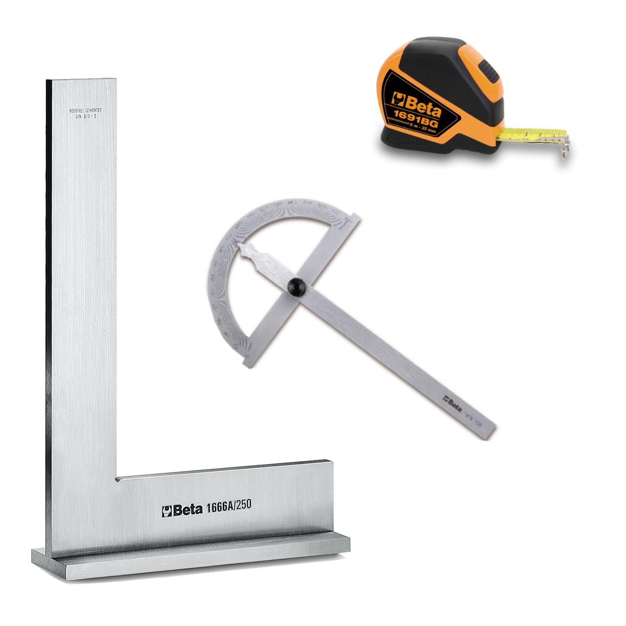 Measuring Tapes, Protractors, & Squares