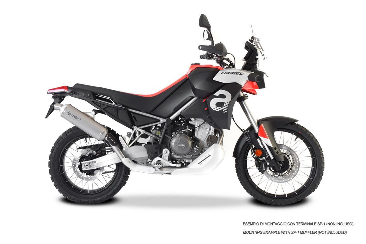HP CORSE Exhaust Header High Mount (Same as OE) for Aprilia Tuareg 660