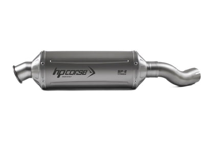 HP CORSE SP-2 Short Titanium Exhaust for Honda Transalp XL750 (High Mount)