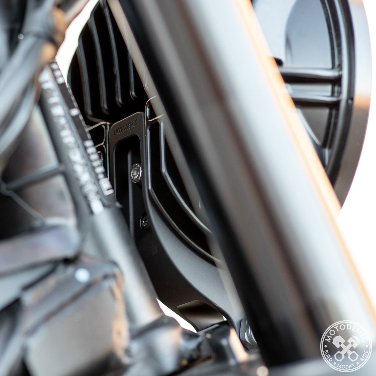 Motodemic Adaptive LED Headlight Upgrade for the Triumph Trident 660