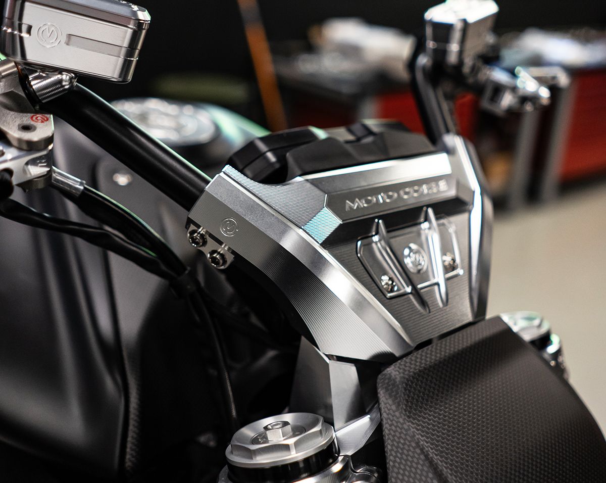 Motocorse Billet Aluminum Steering Riser / Handlebar Support for Ducati Diavel V4