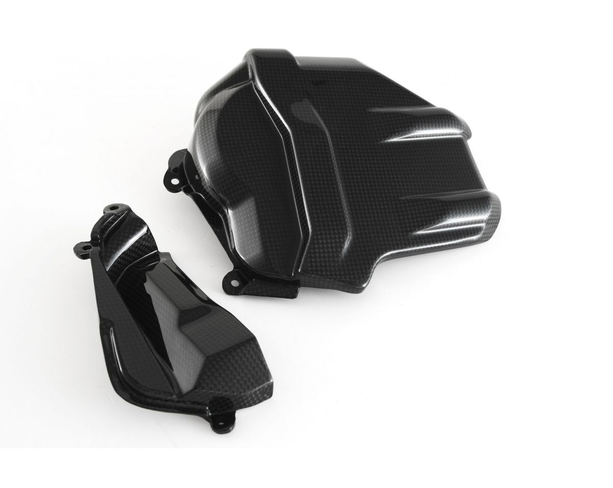 Motocorse - Ducati Panigale / Streetfighter V4 / S / R / Speciale Carbon Fiber Vertical Cylinder Cover Kit (2 pieces)