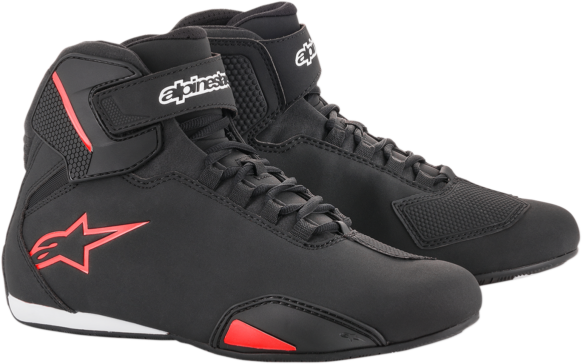 ALPINESTARS Sektor Shoes - Black/Red - US 7 / EU 39 2515518-13-7