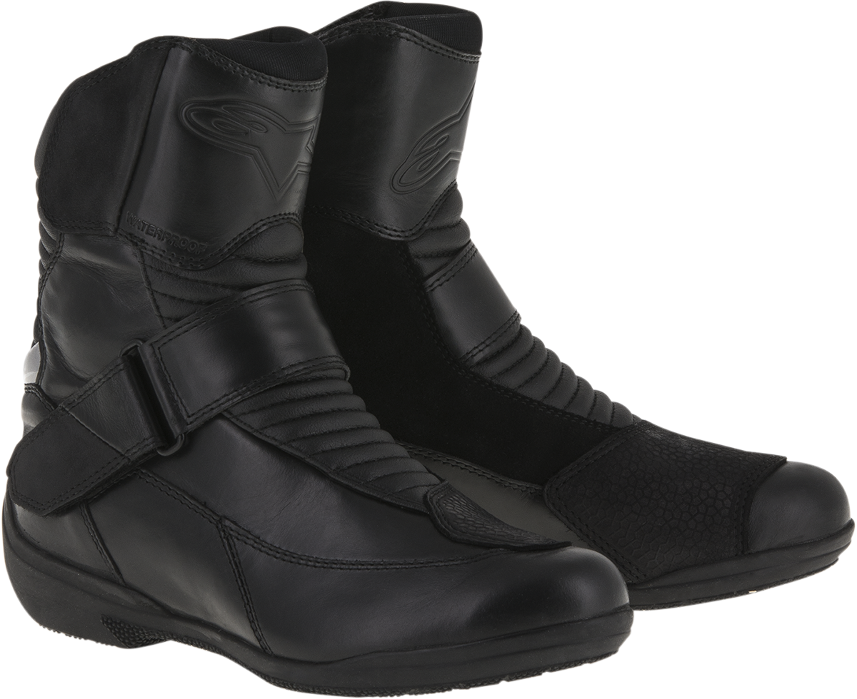 ALPINESTARS Stella Valencia Waterproof Boots - Black - US 5 / EU 36 2442216-10-36