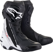 ALPINESTARS Supertech R Boots - Black/White - US 12.5 / EU 48 2220021-12-48