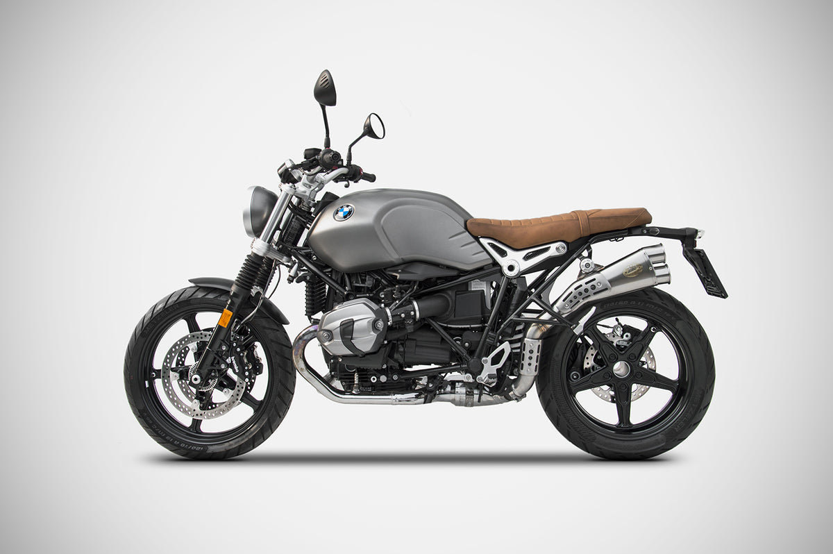 ZARD Stainless LIMITED EDITION High Mount Slip-on Exhaust for the BMW R NineT Scrambler (2021+)
