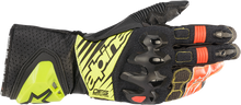 ALPINESTARS GP Tech v2 Gloves - Black/Fluo Yellow/White/Fluo Red - Small 3556622-1503-S