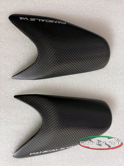 Carbonvani - Ducati Panigale V4 / S / SP (2022+) Carbon Fiber Tank Sliders