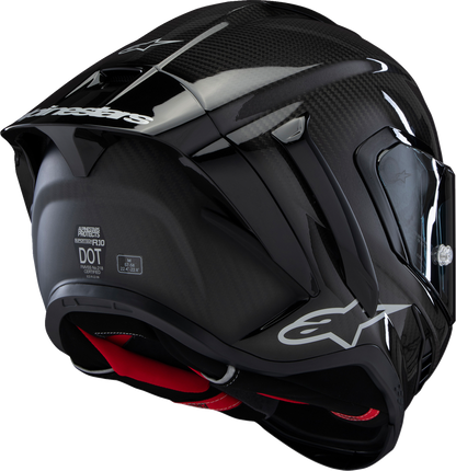 ALPINESTARS Supertech R10 Helmet - Solid - Carbon Black - Medium 8200124-1902-M