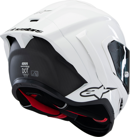 ALPINESTARS Supertech R10 Helmet - Solid - Gloss White - 2XL 8200124-2170-XXL