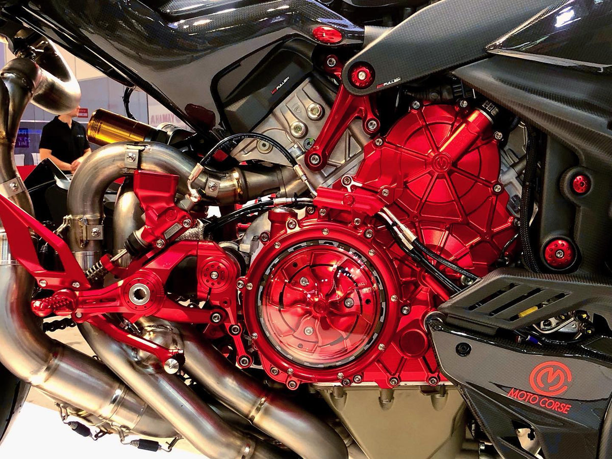 Motocorse Billet Aluminum Clutch Crankcase Cover for the Ducati Multistrada V4