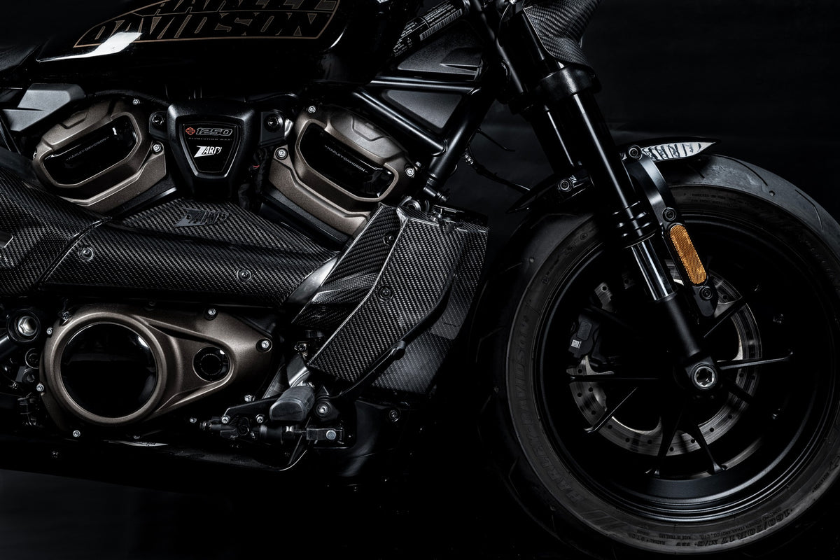 Zard Carbon Fiber Radiator Covers and Side Panel Kit for Harley Davidson Sportster S 1250