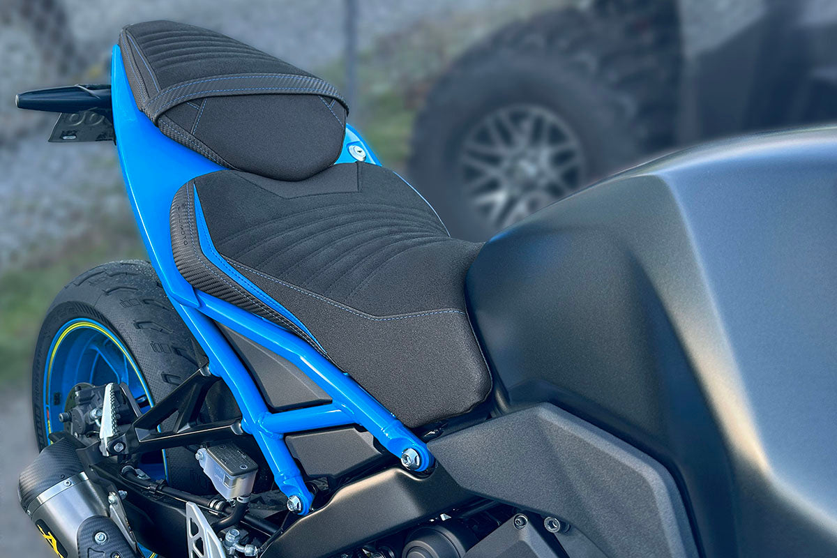 LUIMOTO (Race) Passenger Seat Cover for the SUZUKI GSX-8S / GSX-8R
