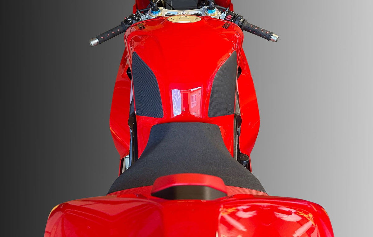 TechSpec Tank Grip Pads for the Ducati Panigale V4 / S / R / Speciale (2018-2021)