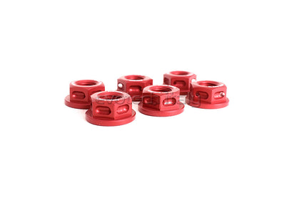 Evotech Srl Billet Aluminum Ring Gear Sprocket Nuts (set of 6) for Ducati and KTM - M8x1.25