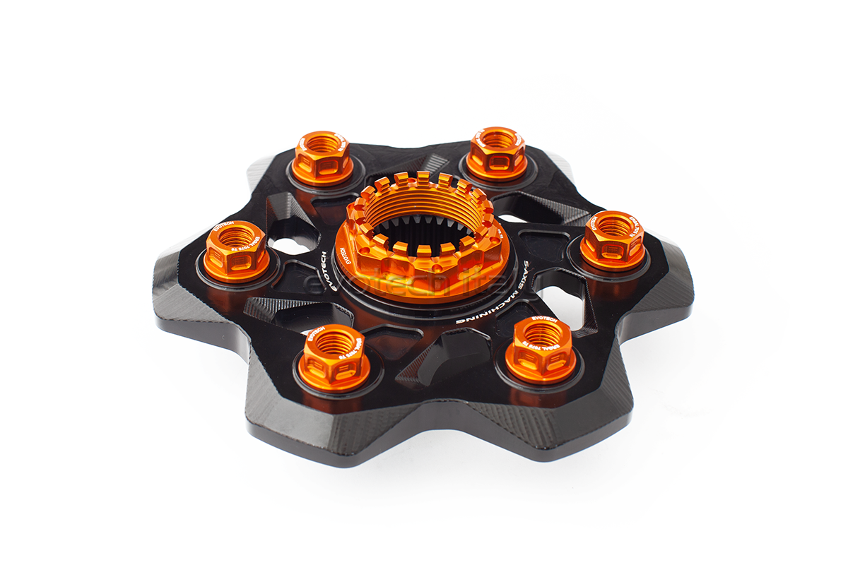 Evotech Srl Billet Aluminium Rear Hub Flange for KTM 1290 / 1390 Super Duke R / GT