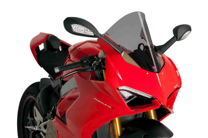 PUIG R-Racer Windscreen for Ducati Panigale V4 / S / SP (2020+ ) and V4 R (2019+)