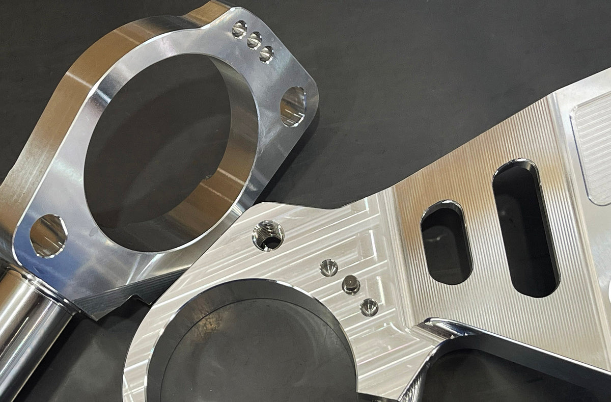 AELLA Upper Triple Clamp and Adjustable Handlebars for the Aprilia RS 660