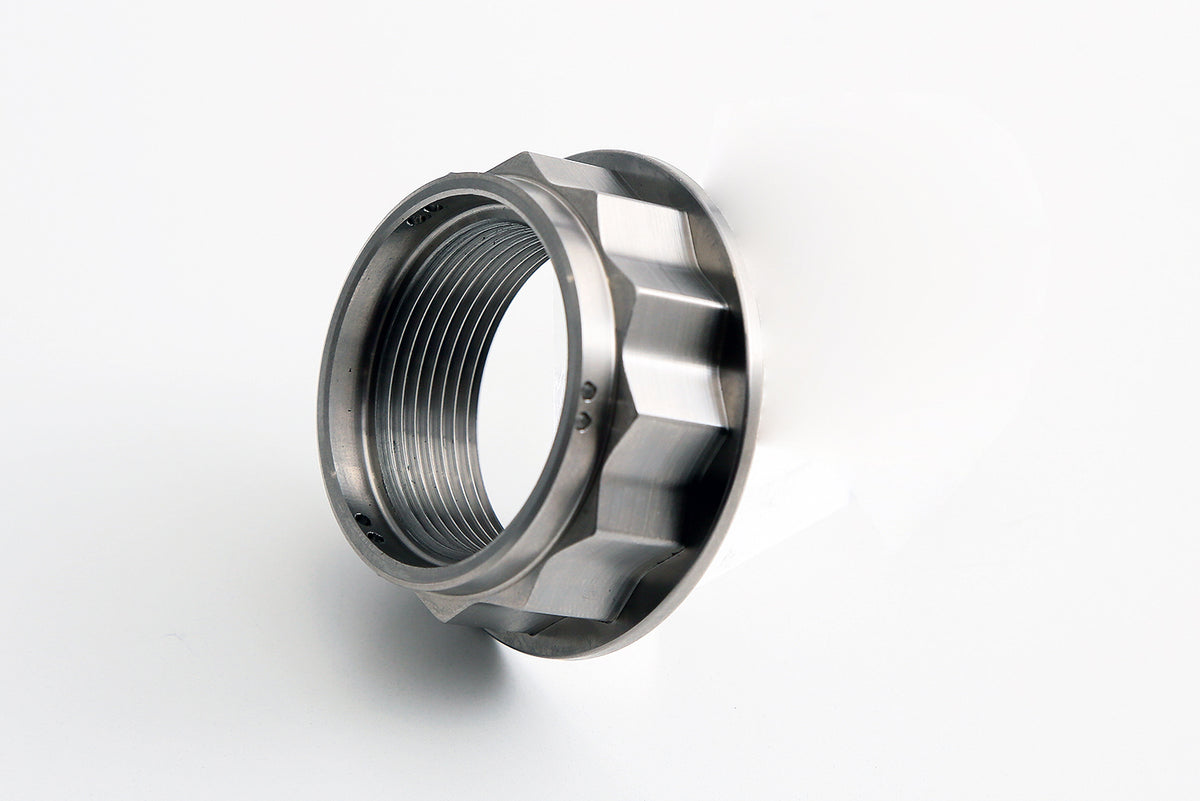 AELLA Titanium Rear Wheel Axle Nut for the Ducati DesertX, Multistrada V4, 1200 / 1260 Enduro, 950, Monster 821, and Panigale 899 / 959