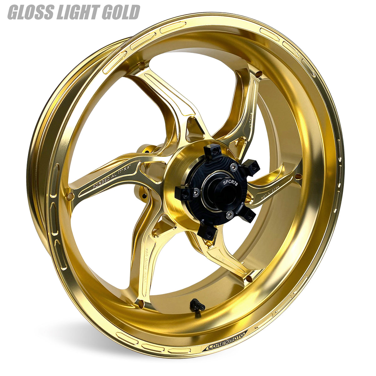 Core Moto APEX-6 Forged Aluminum Wheels for the Kawasaki ZX-6R 636 (2013+)