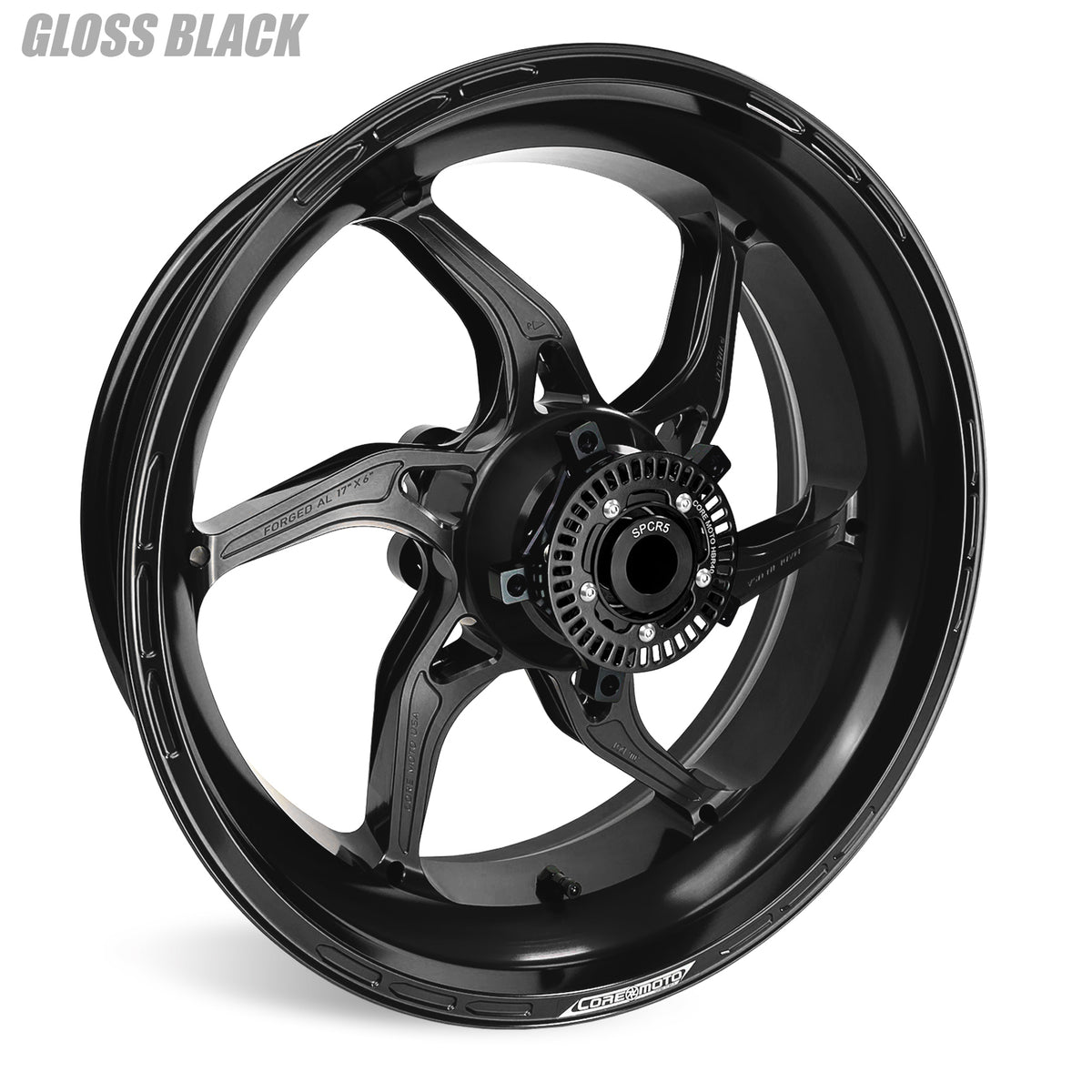 Core Moto APEX-6 Forged Aluminum Wheels for the Kawasaki ZX-6R 636 (2013+)
