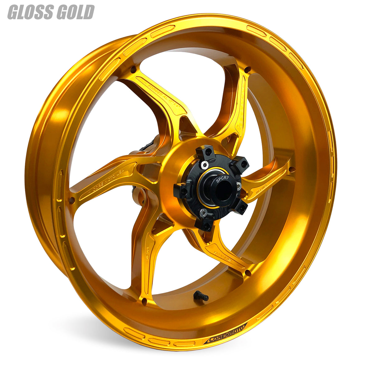 Core Moto APEX-6 Forged Aluminum Wheels for the Kawasaki ZX-6R 636 (2013+)