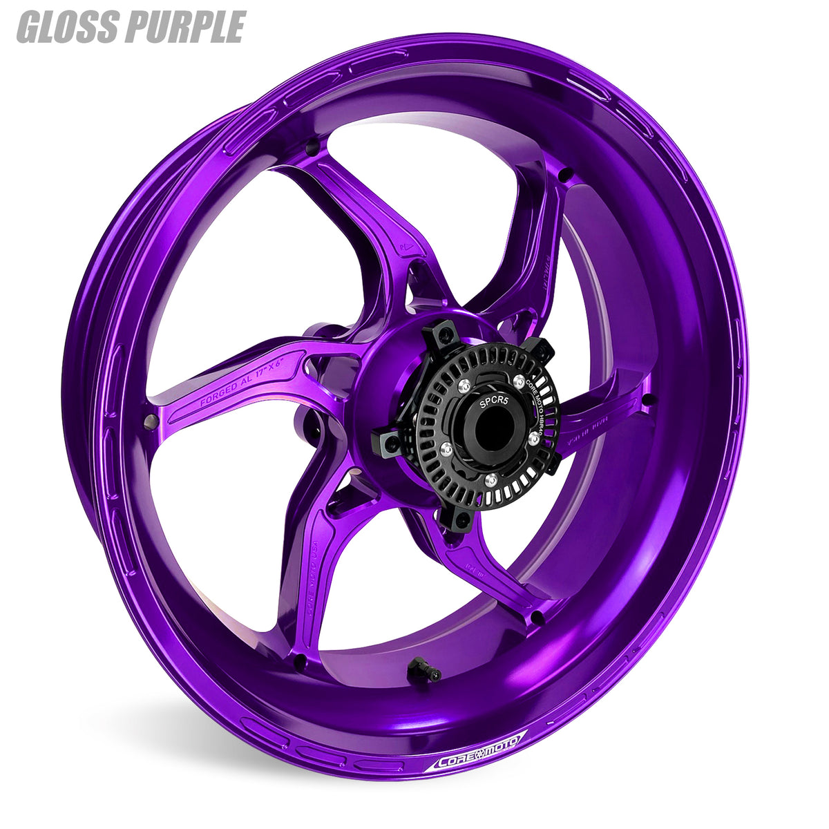 Core Moto APEX-6 Forged Aluminum Wheels for the Kawasaki ZX-6R 636 (2013+)