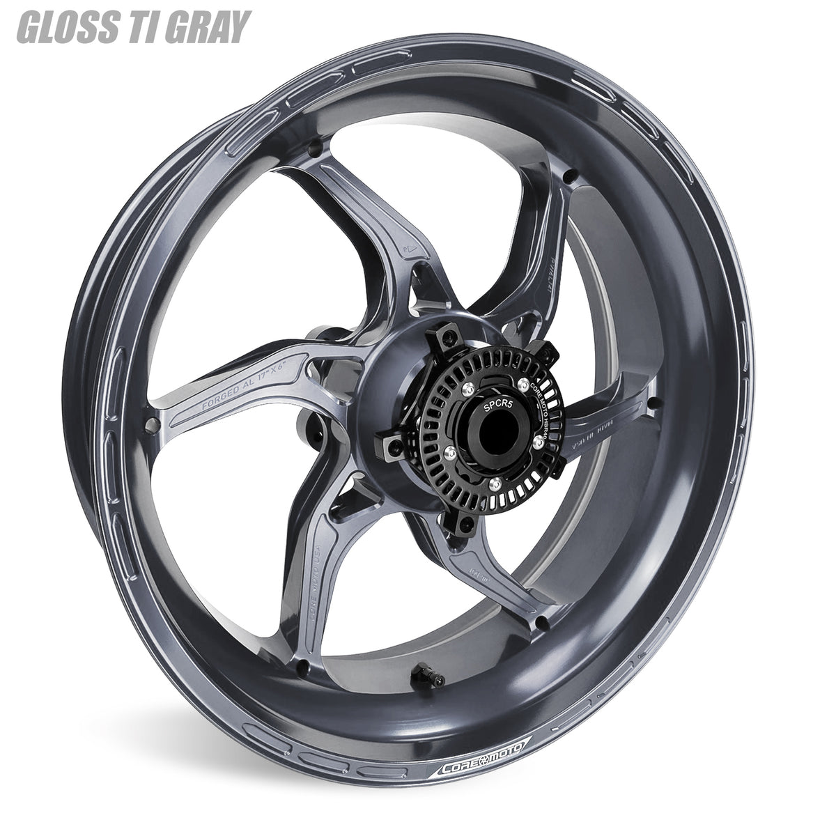 Core Moto APEX-6 Forged Aluminum Wheels for the Kawasaki ZX-6R 636 (2013+)