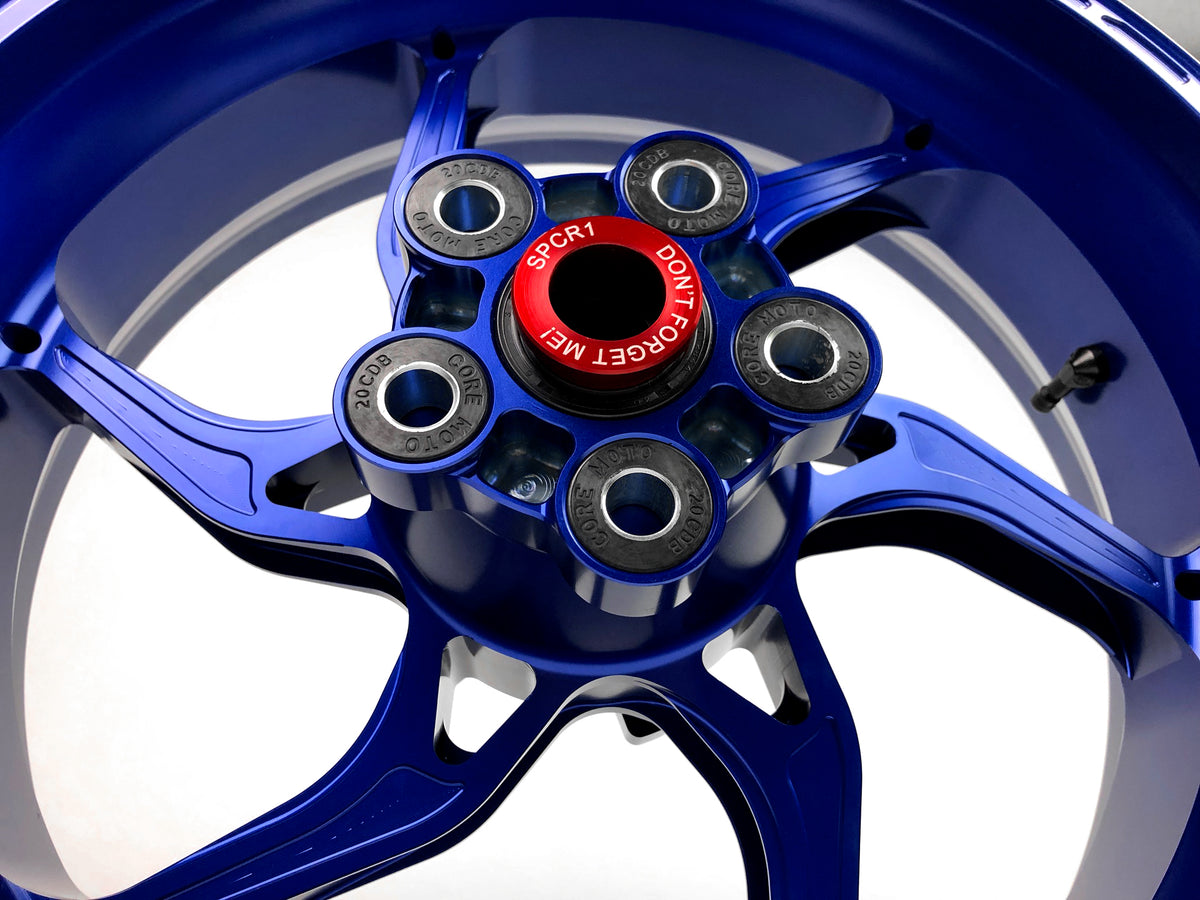 Core Moto APEX-6 Forged Aluminum Wheels for the Kawasaki ZX-6R 636 (2013+)