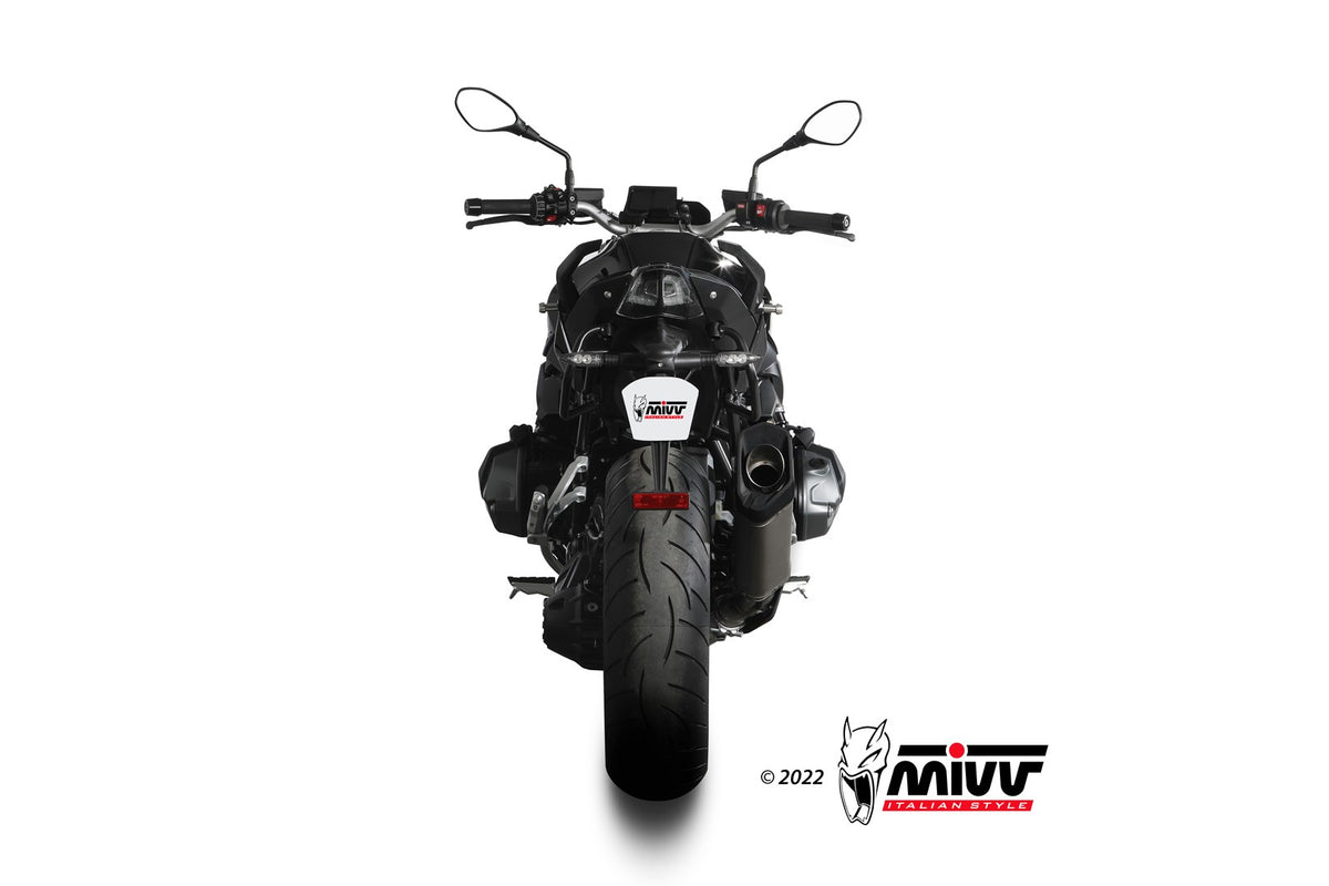 MIVV Slip-on, SR-1 Titanium, Standard Exhaust For BMW R1250R/RS 2021-2023