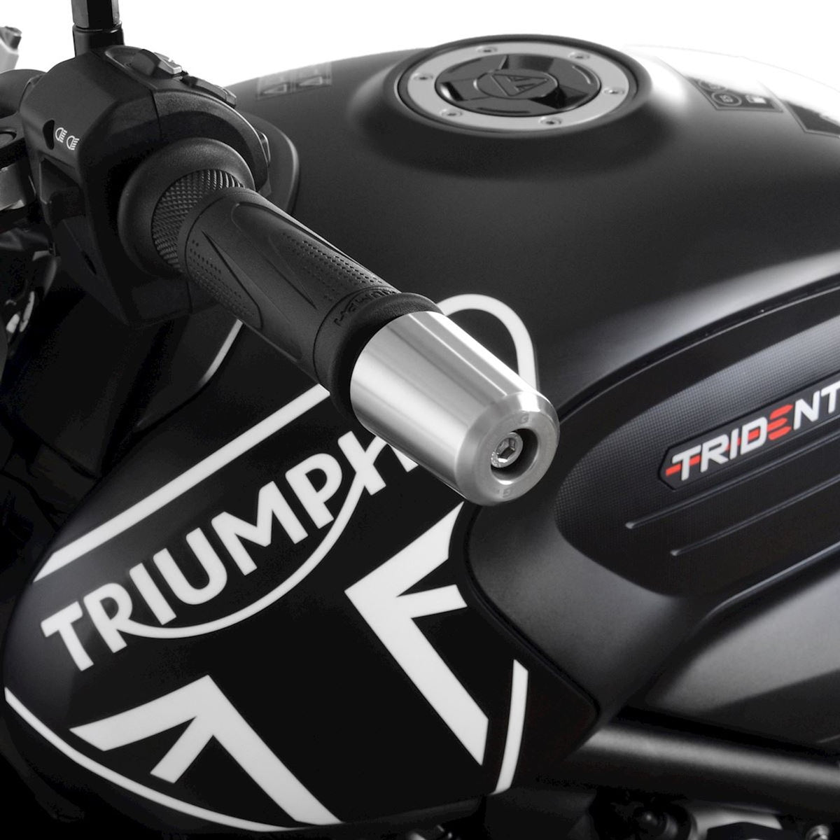 R&G Racing Stainless Bar Ends for the Triumph Trident 660/Speed Triple 1200 RS '21-'22 / Tiger Sport 660 '2022