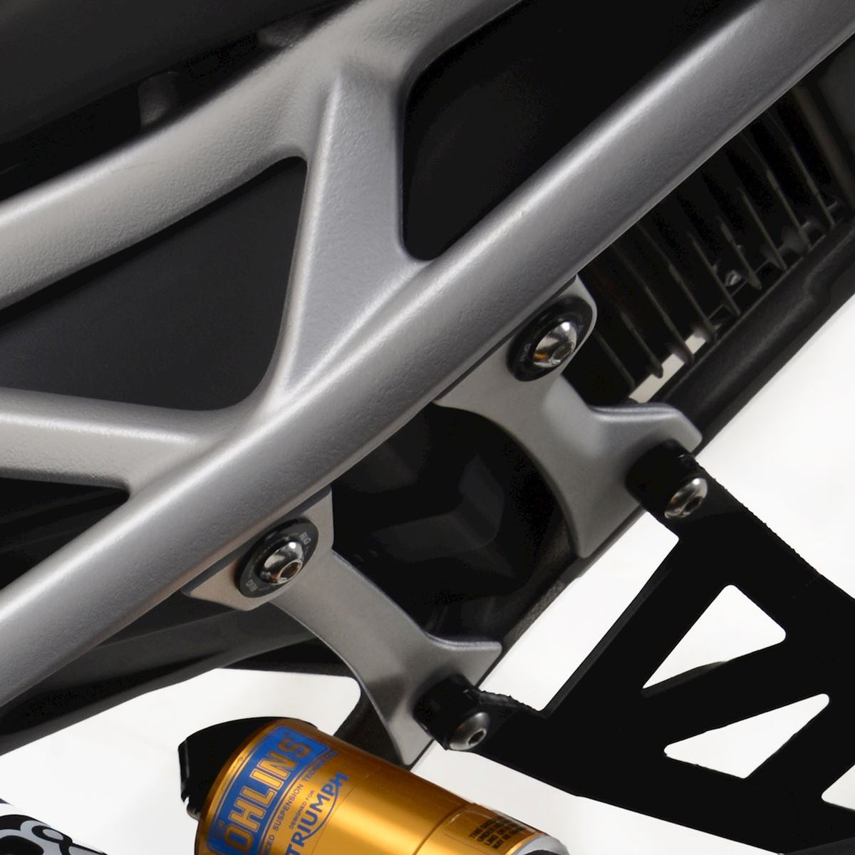 R&G Racing Rear Footrest Plug (Set, LHS) for the Triumph Speed Triple 1200 RS '21-'22 / Speed Triple 1200 RR 2022