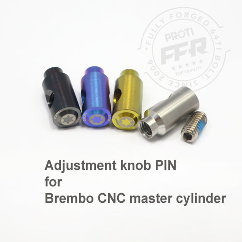 Proti Forged Titanium Adjuster Knob Pin for Brembo Billet Racing Master Cylinders (XR0)
