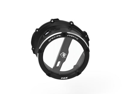 DBK Special Parts (Ducabike) EVO-3D Clear Wet Clutch Cover for the Triumph Street Triple 765 (2017+)