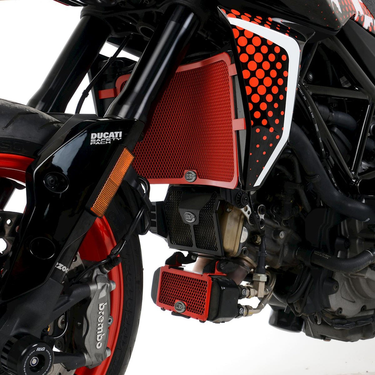 R&G Racing Front Cylinder Head Guard for the Ducati Hypermotard 950 '19-'22