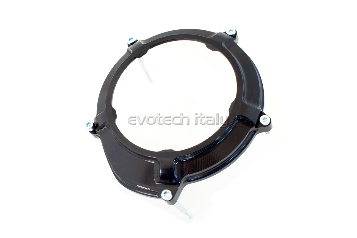 Evotech Srl Clear Wet Clutch Cover for KTM 950-990-1190-1195-1290-1390 (LC8 Motors)
