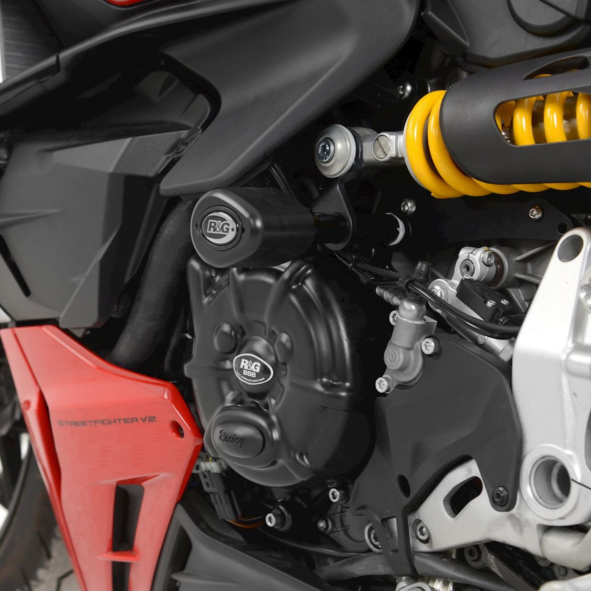 R&G Racing Aero Crash Protectors for Ducati Panigale / Streetfighter V2 (2020+)
