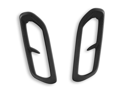DBK Special Parts (Ducabike) Carbon Fiber Intake Caps for Ducati Diavel V4 (Pair)