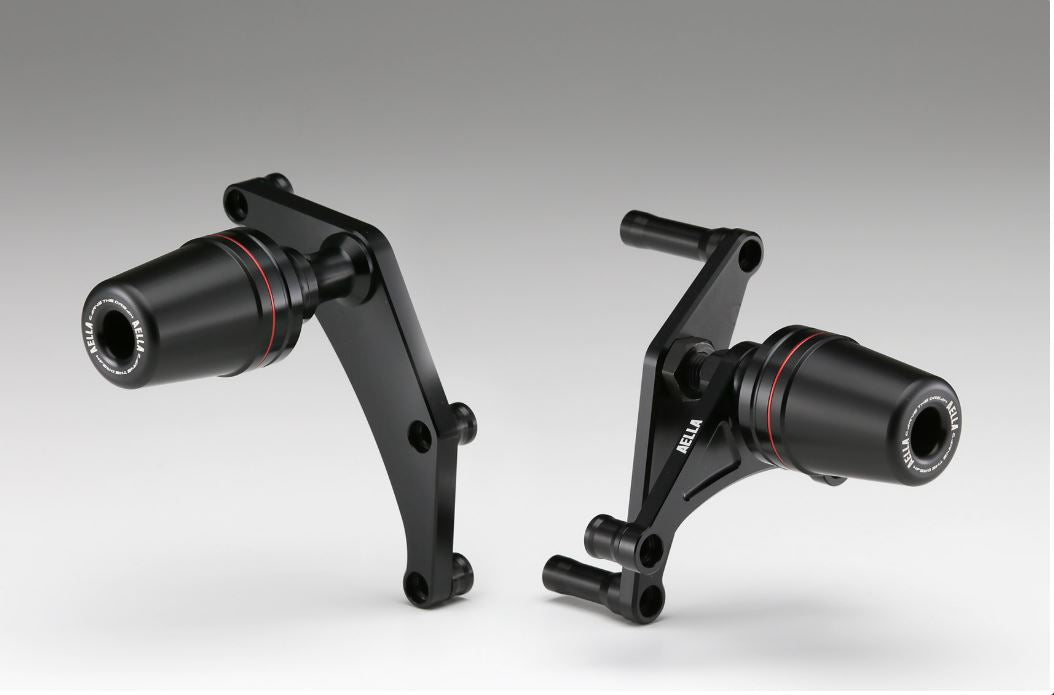 AELLA Frame Slider Kit For the Ducati Streetfighter V4 / S with a Clear Clutch Cover (20-22)