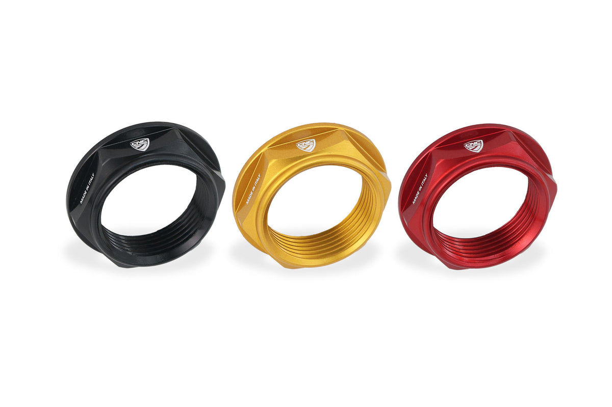 CNC Racing Front Wheel Axle Nut for the Moto Guzzi V85 TT