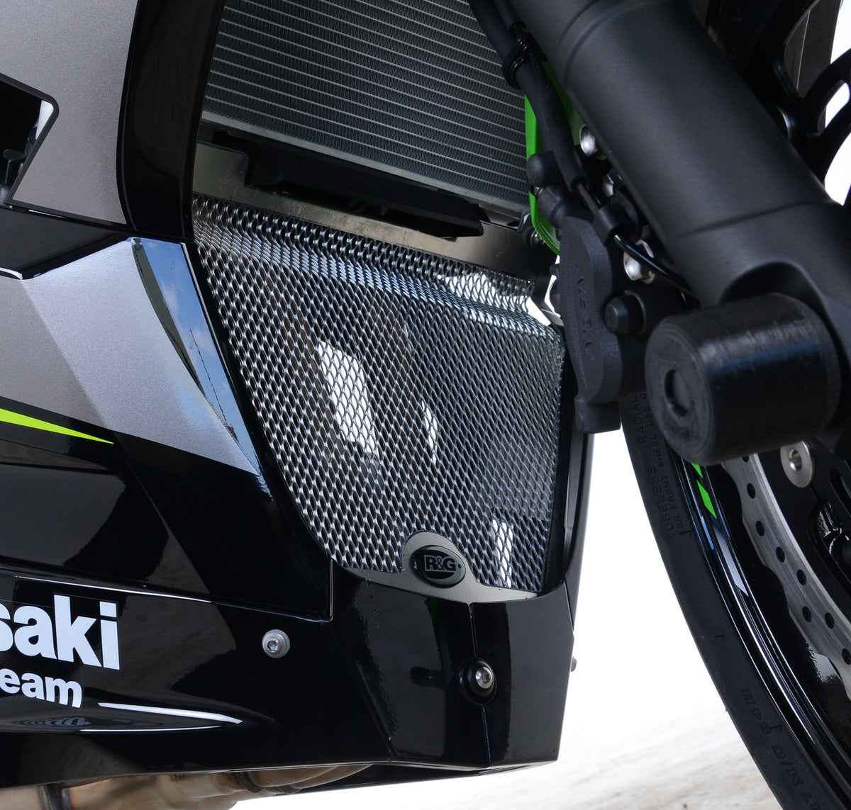 R&G Racing Downpipe Grille for Kawasaki Ninja 400 '18-'22, Ninja 250 '18-'21