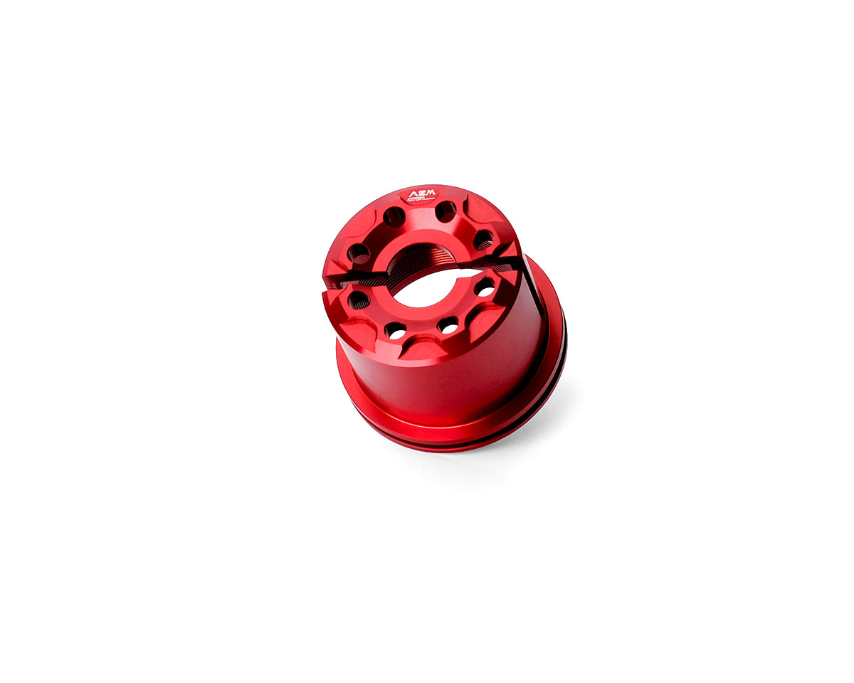 AEM FACTORY - 'DRILL' ALUMINUM STEERING HEAD NUT FOR Ducati Panigale V4, Streetfighter V4 / V2 (18-24)
