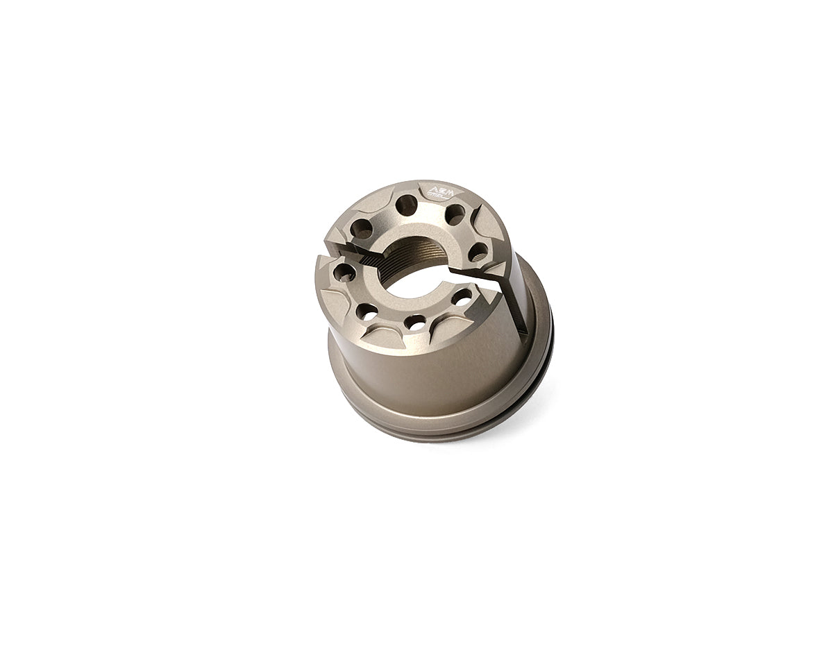 AEM FACTORY - 'DRILL' ALUMINUM STEERING HEAD NUT FOR Ducati Panigale V4, Streetfighter V4 / V2 (18-24)