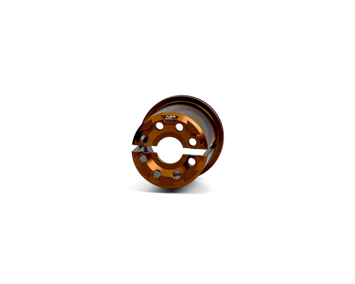 AEM FACTORY - 'DRILL' ALUMINUM STEERING HEAD NUT FOR DUCATI Hypermotard 950, 939, and 821