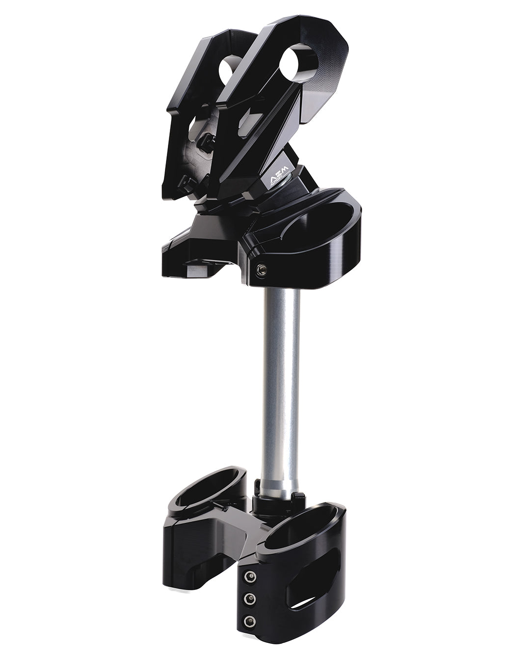 AEM Factory - Billet Triple Clamp kit for the Ducati Diavel 1260 with Handlebar Clamp Riser
