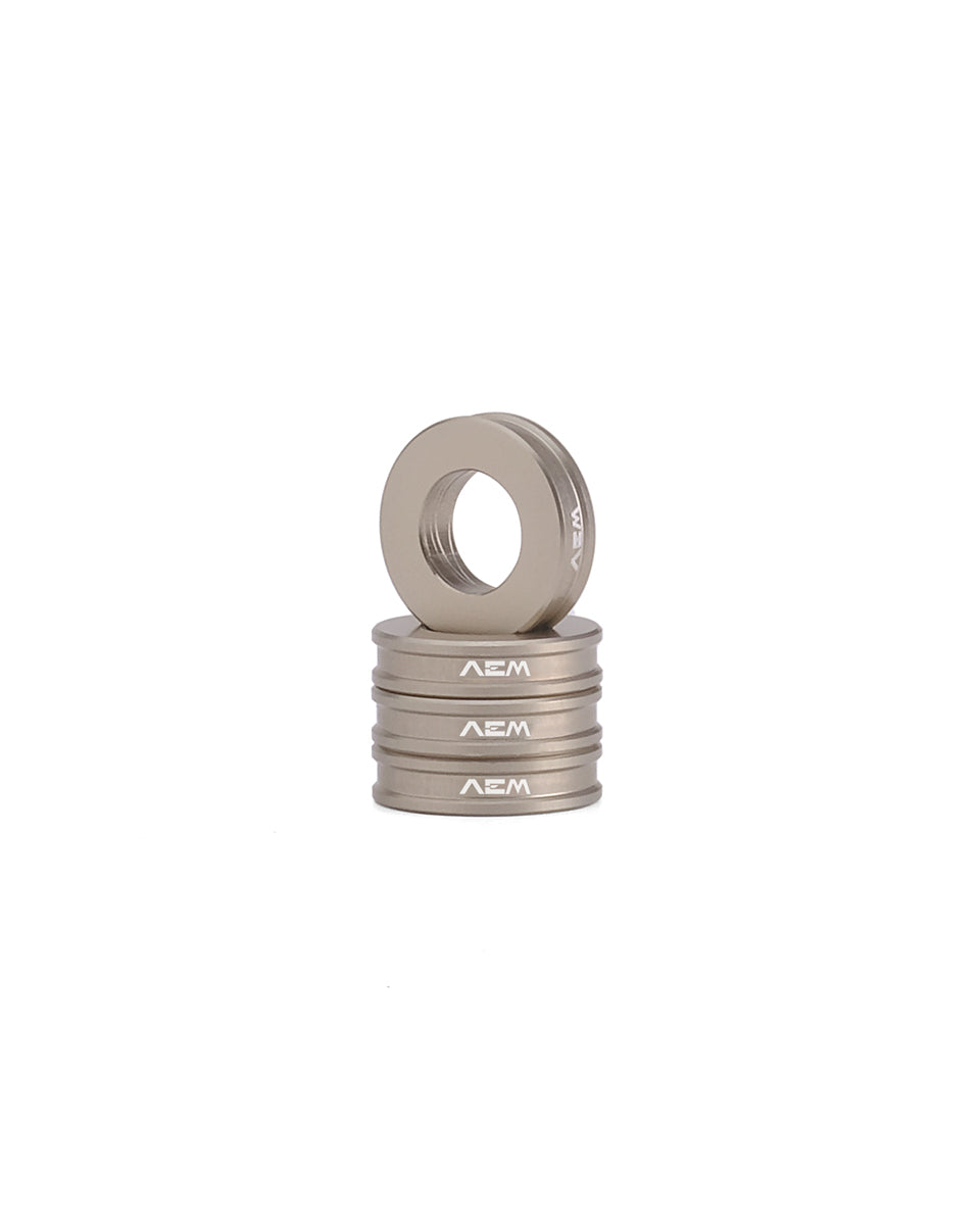 AEM FACTORY - Billet Front Brake Caliper Spacers (kit of 4) - 5mm