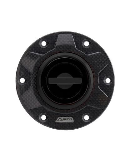 AEM FACTORY - 'CARBON GEAR 115' GAS CAP WITH QUICK RELEASE ACTION FOR Ducati and KTM
