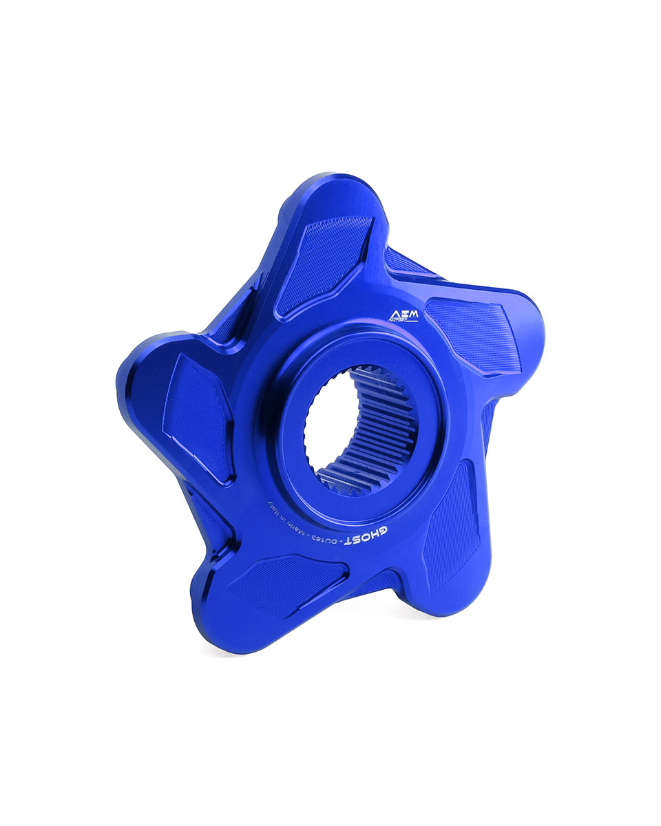 AEM FACTORY - GHOST-5 DUCATI ALUMINUM BILLET LIGHTWEIGHT HUB FLANGE AND CUSH DRIVES for Small Hub Ducati Models